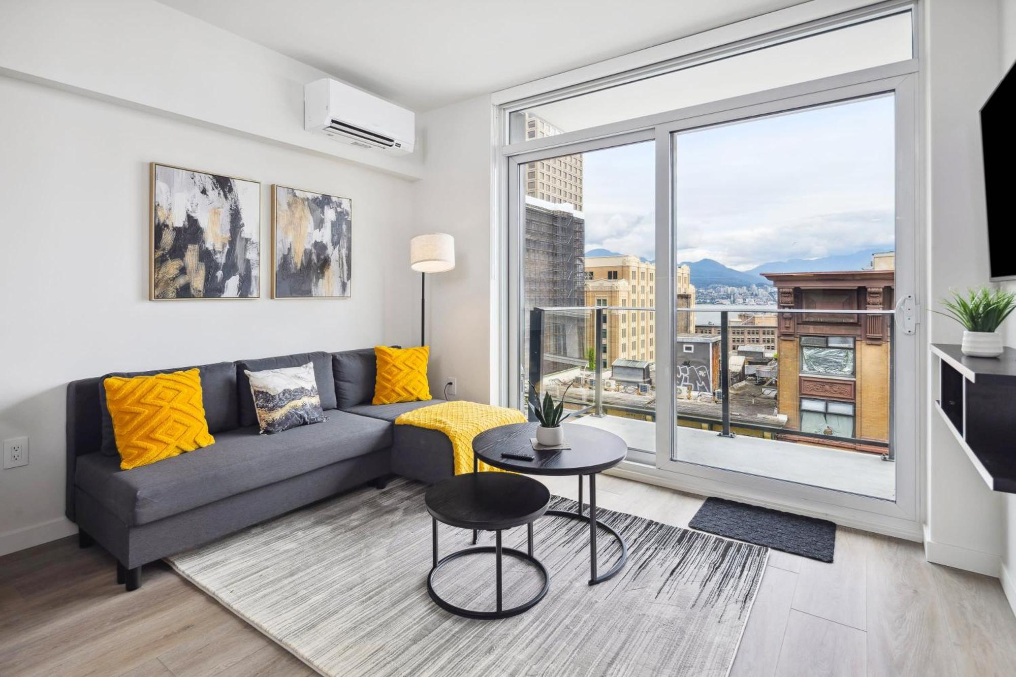 Brand New City Apt In Downtown Vancouver Esterno foto