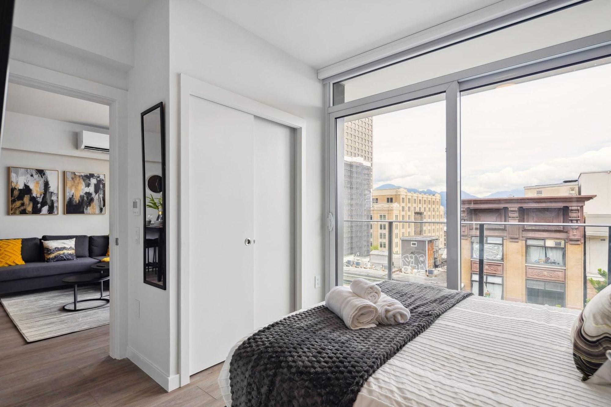 Brand New City Apt In Downtown Vancouver Esterno foto